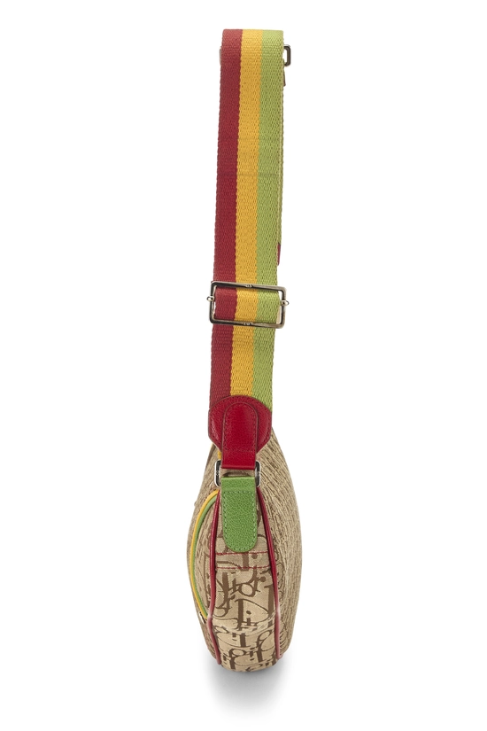 Multicolor Rasta Saddle Bag, , large image number 2