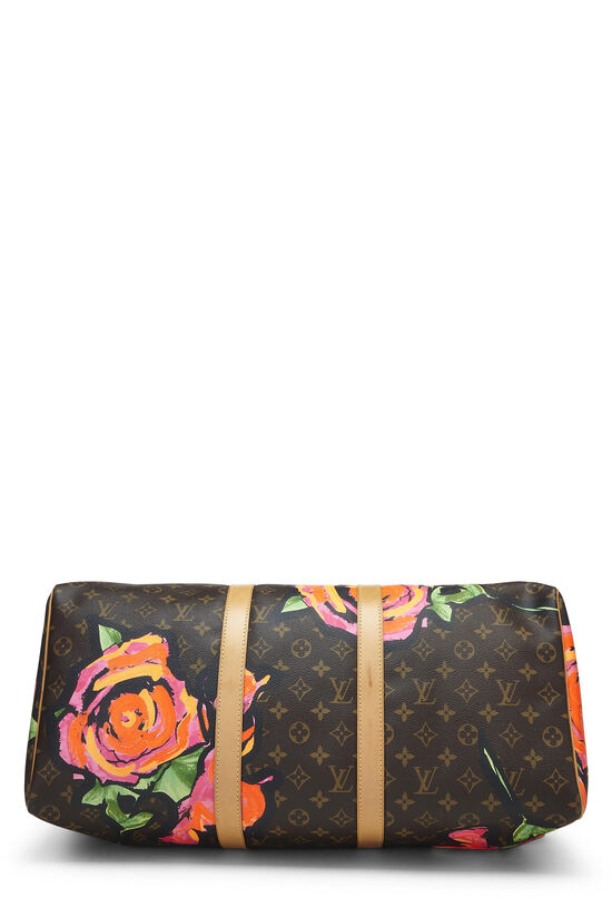 Stephen Sprouse x Louis Vuitton Monogram Roses Keepall 50, , large image number 4