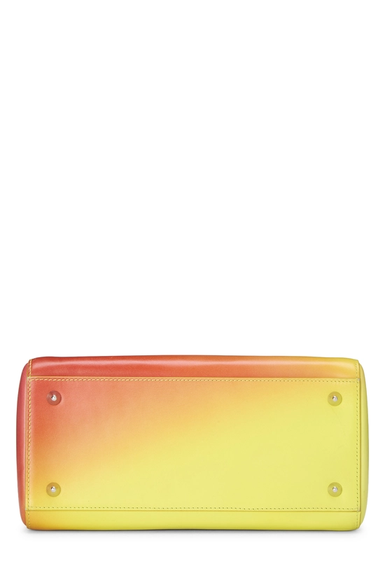 Yellow & Red Ombr&eacute; Calfskin Lady Dior Medium, , large image number 4