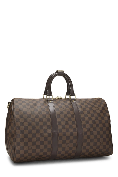 Damier Ebene Keepall Bandouliere 45, , large