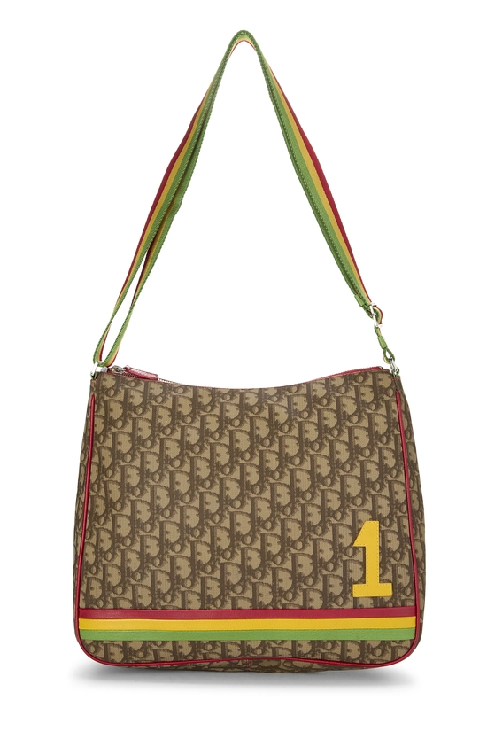 Rasta Trotter Canvas Messenger Bag, , large image number 0