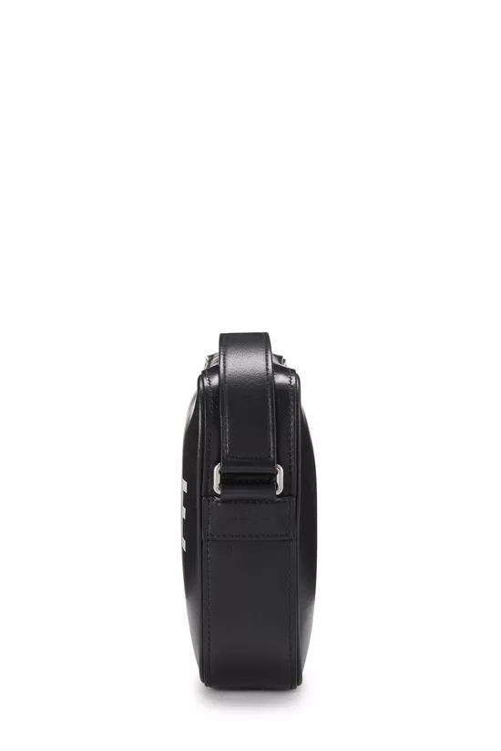 Black Calfskin Logo Messenger Medium, , large image number 2