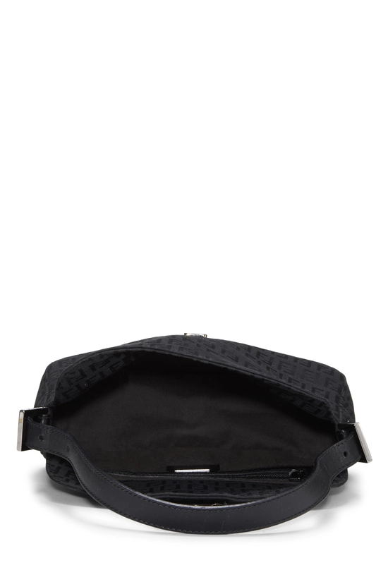 Black Zucchino Canvas Shoulder Bag, , large image number 5