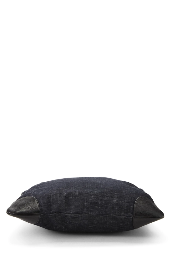 Navy Denim Shoulder Bag, , large image number 4