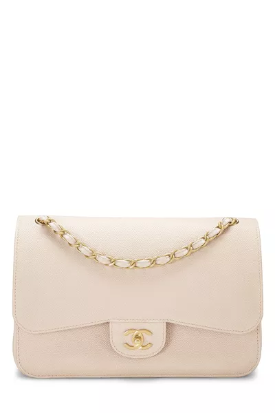 Pink Caviar Pure Double Flap Jumbo