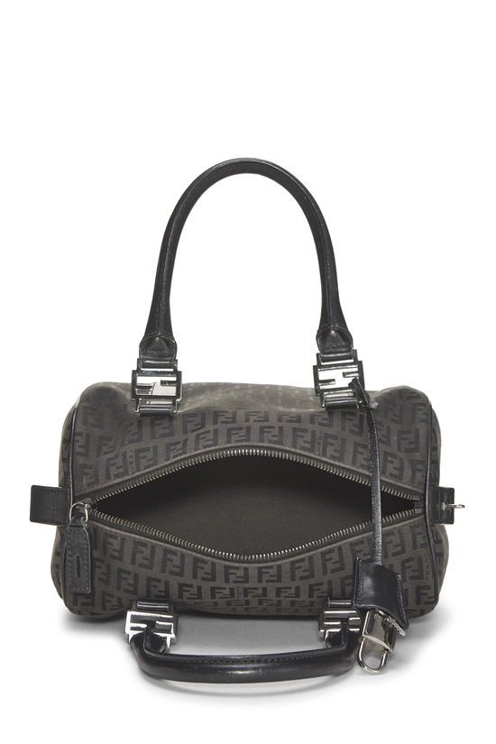 Pre-Owned Black Zucchino Boston Bag Small QBB04JCRKH002