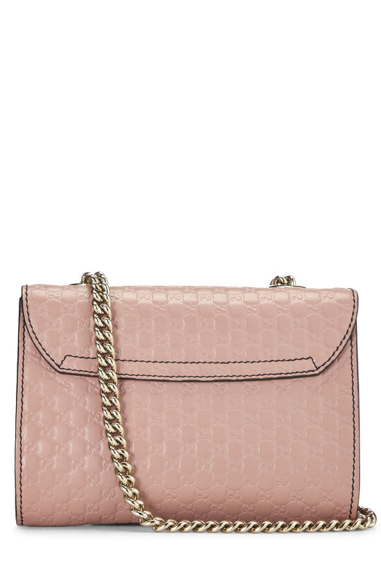 Pink Microguccissima Leather Emily Chain Crossbody Bag, , large image number 3