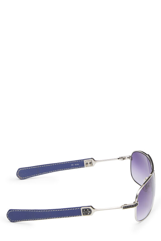 Purple Metal Classic Elite Aviator Sunglasses, , large image number 2