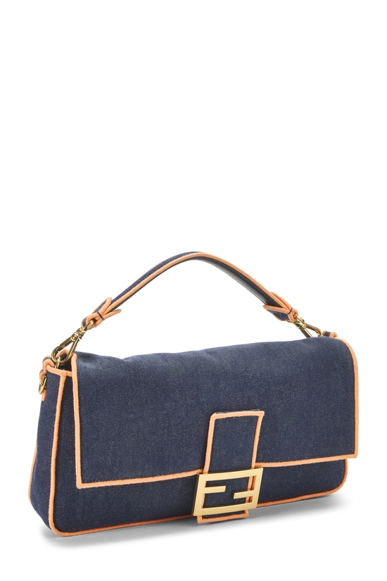 Blue Denim Convertible Baguette Large, , large image number 1