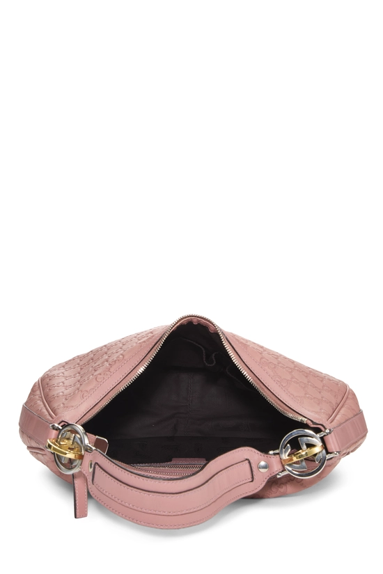 Pink Guccissima GG Twins Hobo, , large image number 5
