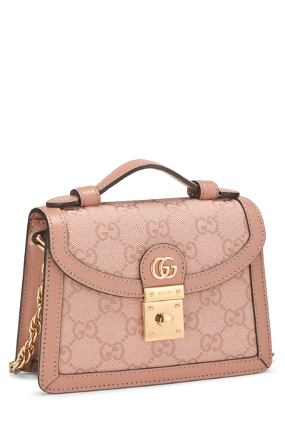 Gucci Pink GG Canvas Ophidia Shoulder Bag — photo 2