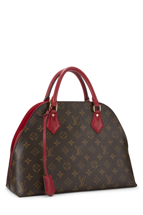 Red Monogram Canvas Alma BNB, , large image number 1