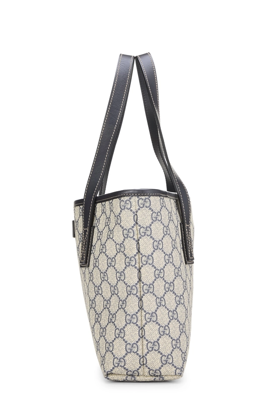 Navy GG Supreme Canvas Tote, , large image number 2