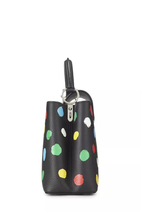 LV x YK Black & White Taurillon Capucines MM, , large image number 2