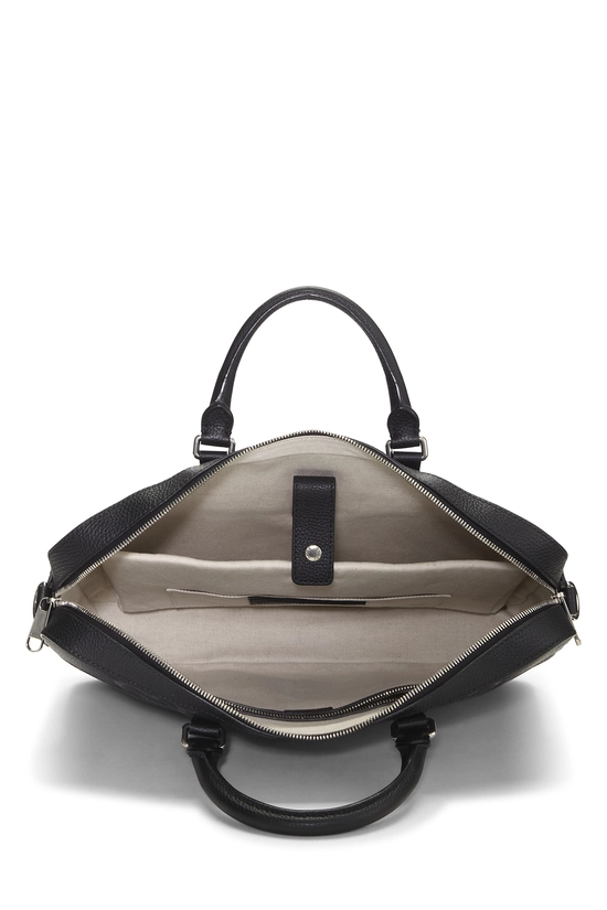 Black Jumbo GG Leather Briefcase, , large image number 5