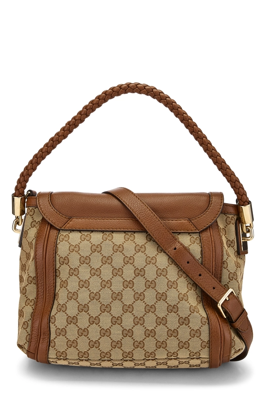 Brown Original GG Canvas Bella Shoulder Bag, , large image number 3