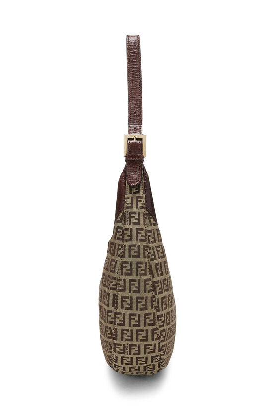 Brown Zucchino Canvas Hobo Bag, , large image number 2