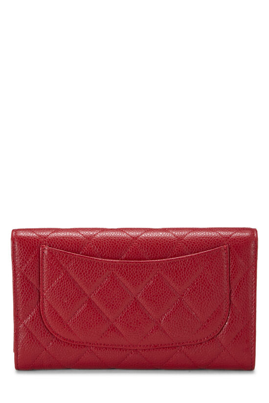 Red Caviar Classic Long Flap Wallet, , large image number 2