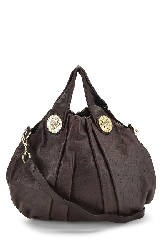 Brown Guccissima Hysteria Convertible Handbag, , large image number 3