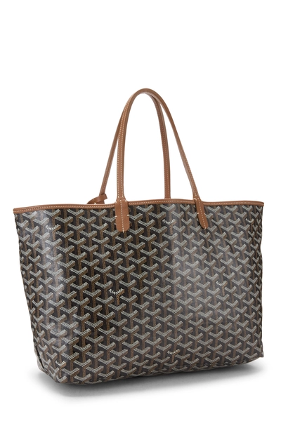 Brown Goyardine Canvas Saint-Louis PM, , large