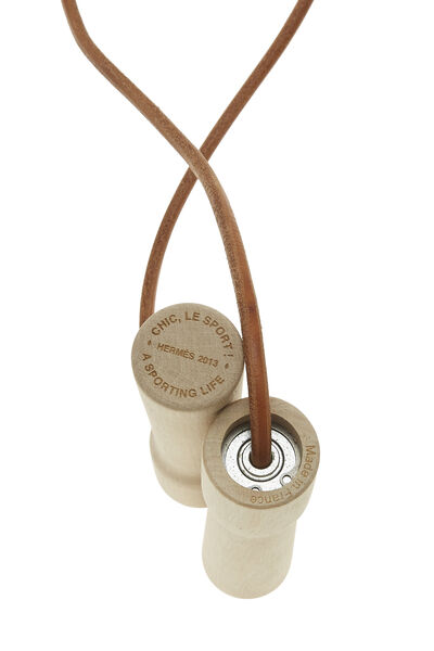 Brown Leather Jump Rope, , large