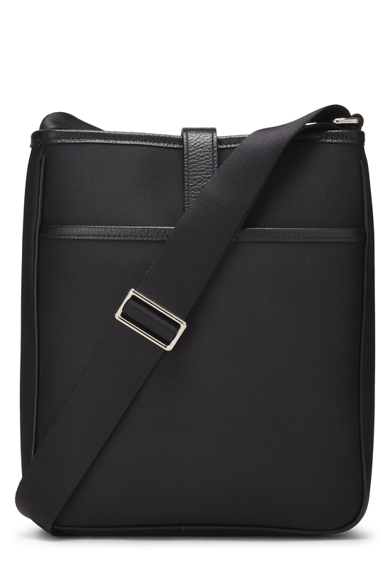 Black Nylon Buckle Messenger Bag, , large image number 3