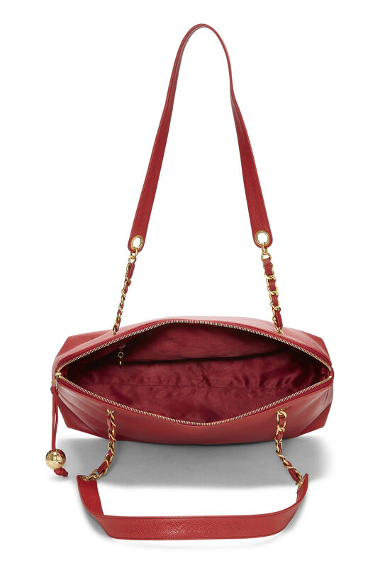 Red Caviar Zip Tote Large, , large image number 5