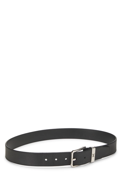 Black Taurillon Pont Neuf Belt 85, , large