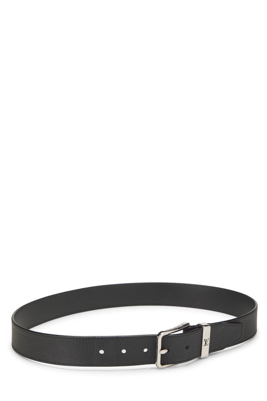 Black Taurillon Pont Neuf Belt 85, , large image number 1