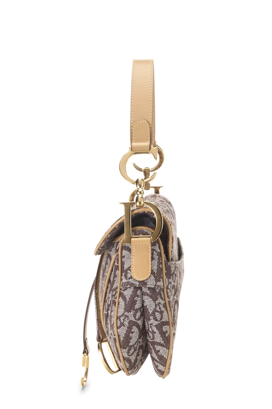 Brown Trotter Canvas Double Saddle Bag, , large image number 2