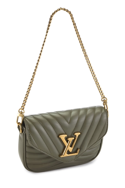 Louis Vuitton Green Quilted Calfskin New Wave Multi Pochette — photo 2