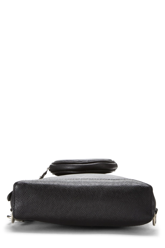 Black Monogram Eclipse Canvas Duo Sling Bumbag, , large image number 4