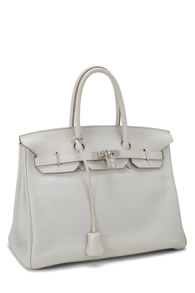 Pearl Grey Clemence Birkin 35, , large