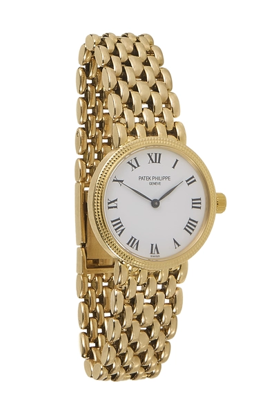 18K Gold Bracelet Watch 4809