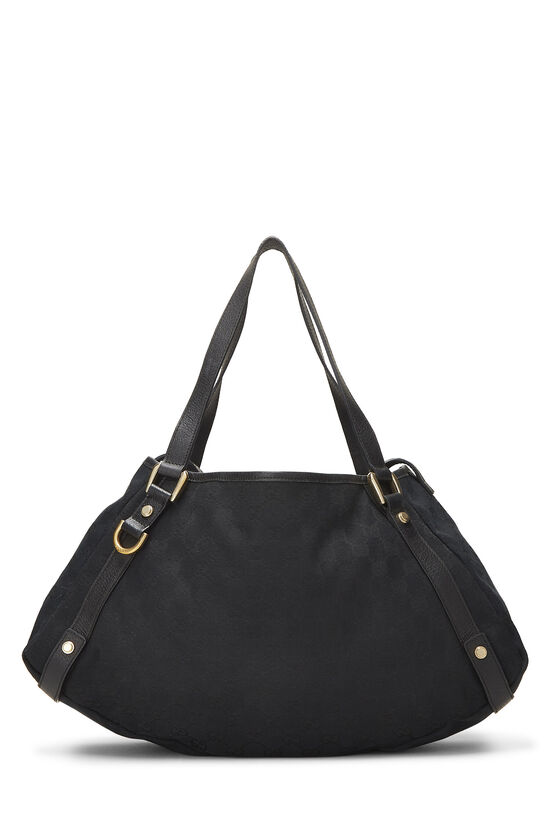 Black GG Canvas Abbey Tote Large, , large image number 0