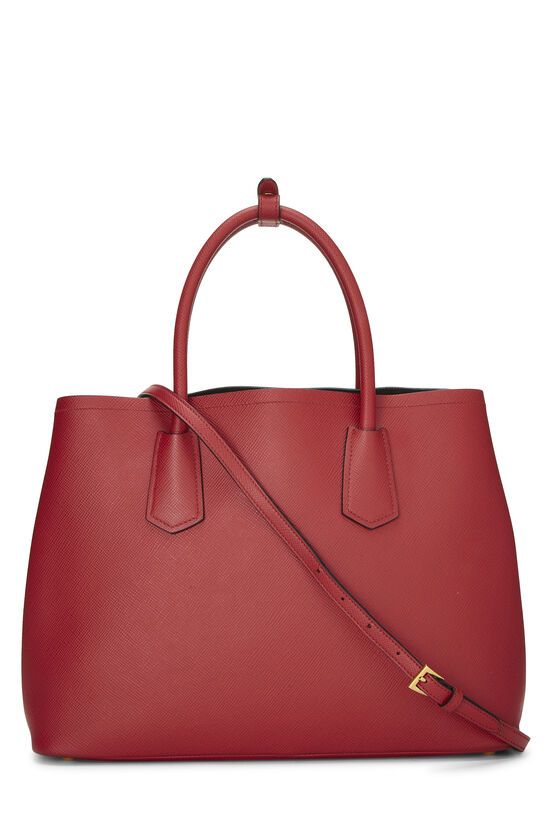 Red Saffiano Cuir Double Tote Medium, , large image number 3