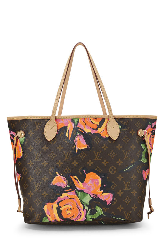 Stephen Sprouse x Louis Vuitton Monogram Canvas Roses Neverfull MM  QJB0BJ3Q0A317