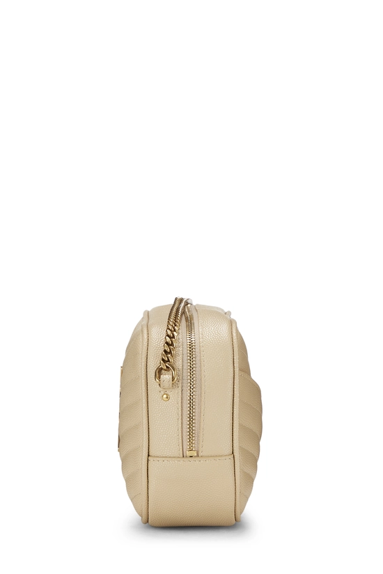 White Grainy Leather Lou Camera Bag Mini, , large image number 2