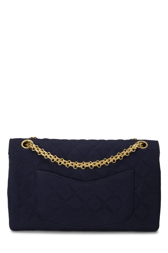 Navy Jersey Classic Double Flap Medium, , large image number 3