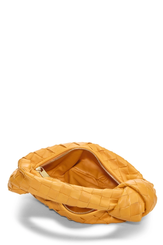 Orange Intrecciato Leather Jodie Mini, , large image number 5