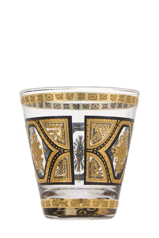 Gold 22k Gilded Baroque Footed Glassware Set of 5, , large image number 1