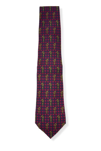 Multicolor Chess Motif Silk Tie