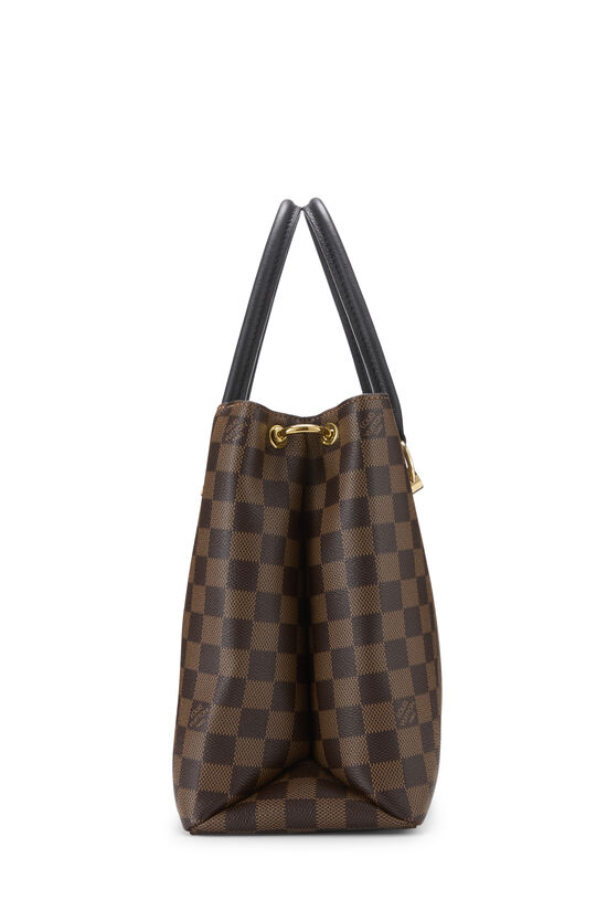 Black Damier Ebene Riverside Tote, , large image number 2