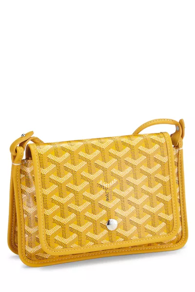 Yellow Goyardine Canvas Plumet, , large