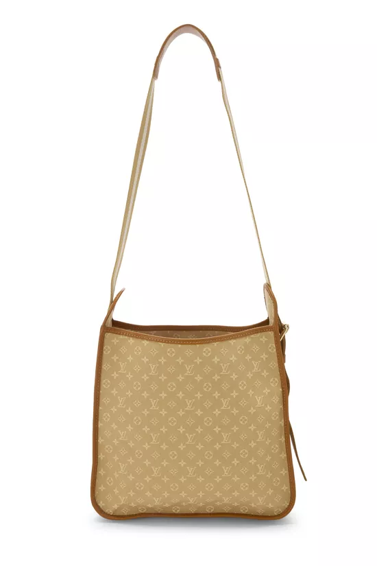 Beige Monogram Mini Lin Besace Mary Kate, , large image number 3