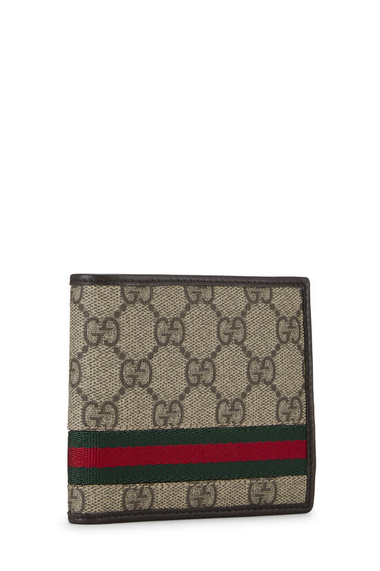 Original GG Supreme Canvas Web Bifold Wallet, , large image number 1