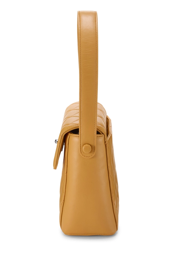 Orange Quilted Lambskin Handbag, , large image number 2