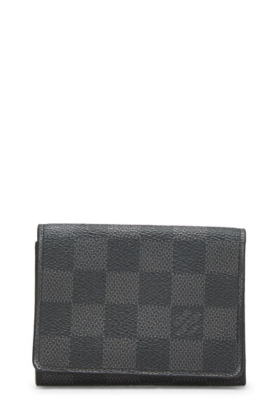 Black Damier Graphite Cartes de Visite