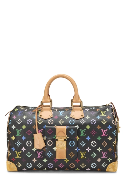 Takashi Murakami x Louis Vuitton Black Monogram Multicolore Speedy 40