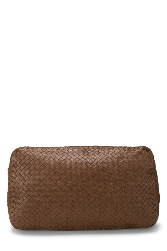 Brown Intrecciato Cesta Tote Large, , large image number 4